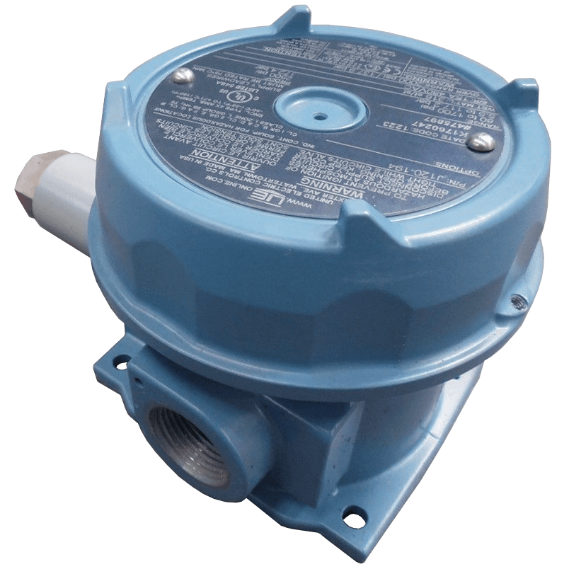 United Electric Pressure Switch, 120 Series Type J120 Models 188 to 189/488 to 489